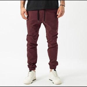 Zanerobe men’s burgundy Sureshot joggers